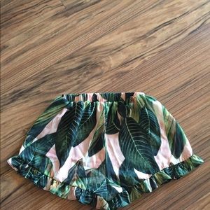 Tropical Print Shorts